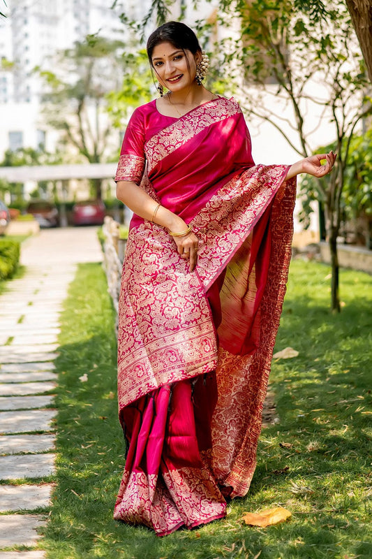 maroon spaithani silk