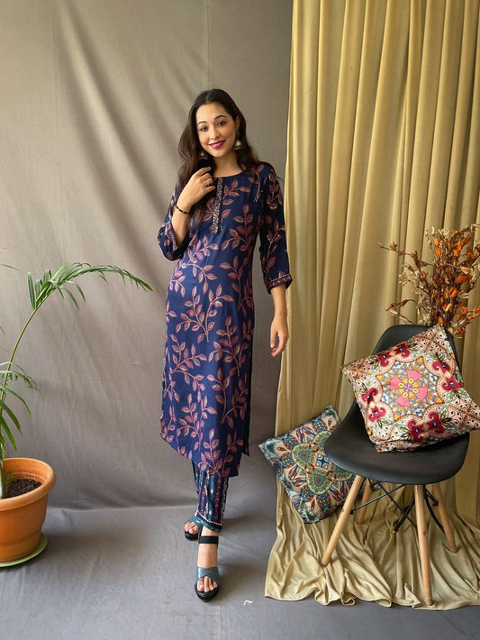 blue silk cordset